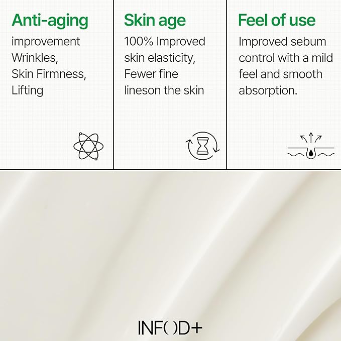 INFODPLUS Korean Skin Care Sensitive Face Cream, Fragrance-Free Lightweight Moisturizer with Ceramides & Panthenol, Skin Barrier Support & Deep Hydration, Low pH Daily Cream for AM/PM Use, 50ml