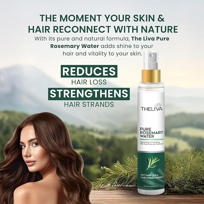 Rosemary Water – Organic For Hair Growth Spray & Tonic | Anti Hair Loss&Dandruff | Scalp Treatment For Hair Growth | Korean Scalp Treatment | Natural Hair Spray Organic No Chemicals 3.38 oz