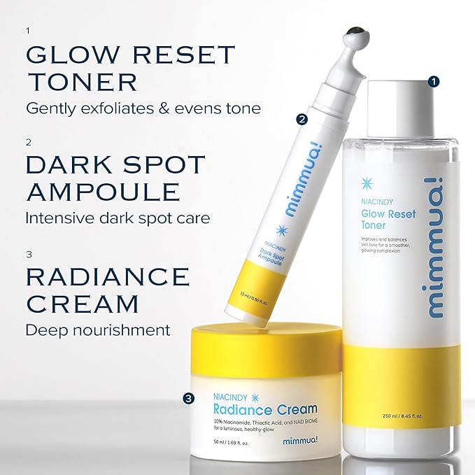 Glow Reset Toner | Korean Clinic Skincare - Thioctic Acid & Niacinamide 5% | Gentle Exfoliation w/Pumpkin Extract | Fades Dark Spots & Acne Scars | Deep Hydration | 250ml /8.45 Fl Oz