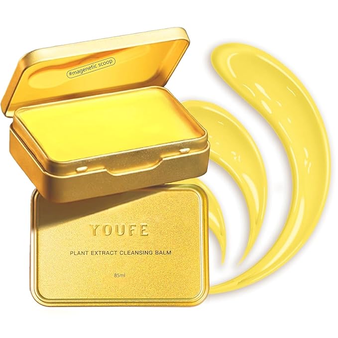 Vitamin E Cleansing Balm (3oz) – Removes Waterproof Makeup & SPF, Hydrating, No Double Cleanse, Korean Oil-Based, Vegan, Travel-Friendly Tin with Magnetic Spatula, For All Skin Types