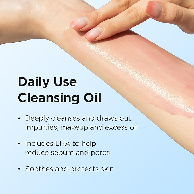 DERMALOGY by NEOGENLAB NEOGEN Calming Cleansing Oil Cica Tree Micellar 10.14Fl.Oz(300ml) - Cleansing oil for Sensitive Skin/Korean Skin Care/K-Beauty/deep cleansing oil for face