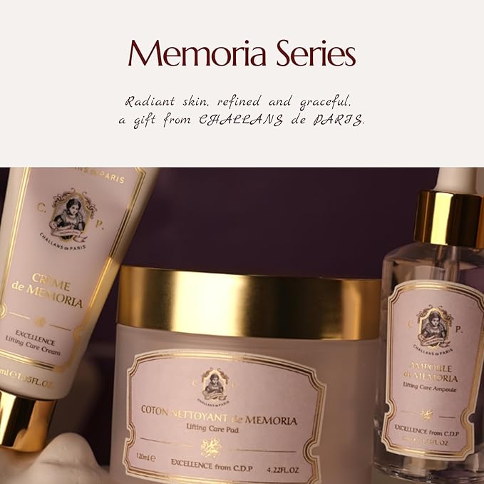 [CHALLANS de PARIS] Ampoule de Memoria Excellence – Bakuchiol Hydrating Ampoule for Skin Firmness & Moisture Care, Korean Skincare 1.23 fl. oz