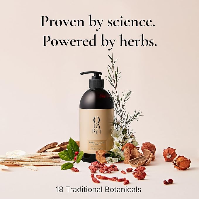 Born to Grow Scalp Shampoo for Oily Itchy Scalp Relief | Clarifying Korean Herbal Care Promotes Healthy Hair Shine Volume | SLS Free pH 5.5 K Beauty 16.9 fl oz