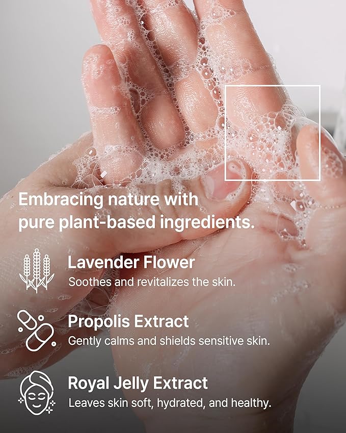 Lost Wood Body Wash - Korean Body Care for Cleansing & Moisturizing - Hydrating Body Care Formula with Woody Soap Scent, Honey Propolis & Chamomile - 10.82 fl.oz