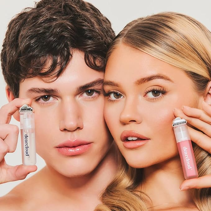 dearcloud Jelly Wave Lush Lip Oil – Tinted Lip Gloss and Lip Gloss for Women - Korean skincare essential – Lip Oil for Women with Collagen - Candied (0.13 oz)