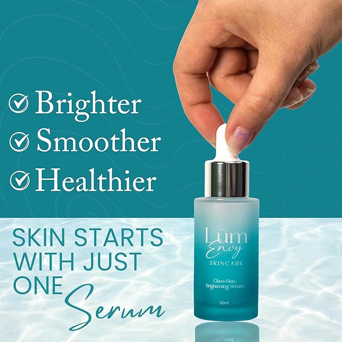 Salmon DNA Glass Skin Serum - Hydrating Korean Skincare Face Serum with PDRN, Niacinamide & Centella Asiatica | Brightening, Dry Skin, Anti-Aging, Dark Spots & Wrinkles | 30ml