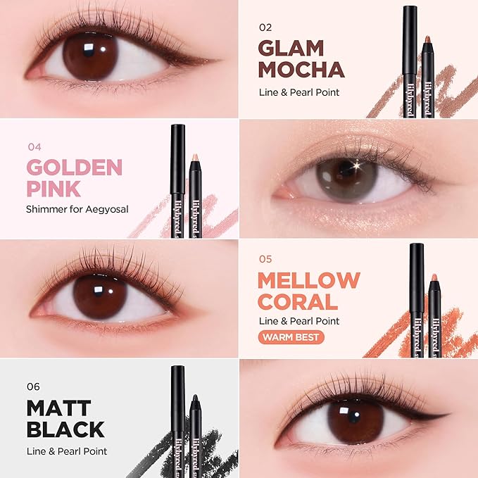 lilybyred Starry Eyes Am9 to Pm9 Gel Eyeliner | Korean Gel Eyeliner, Intense Color Payoff, Creamy Formula, Easy Blending, Built-in Sharpener, Smudge-Proof, Long-Lasting, 0.017 oz. (19 Misty Fig)