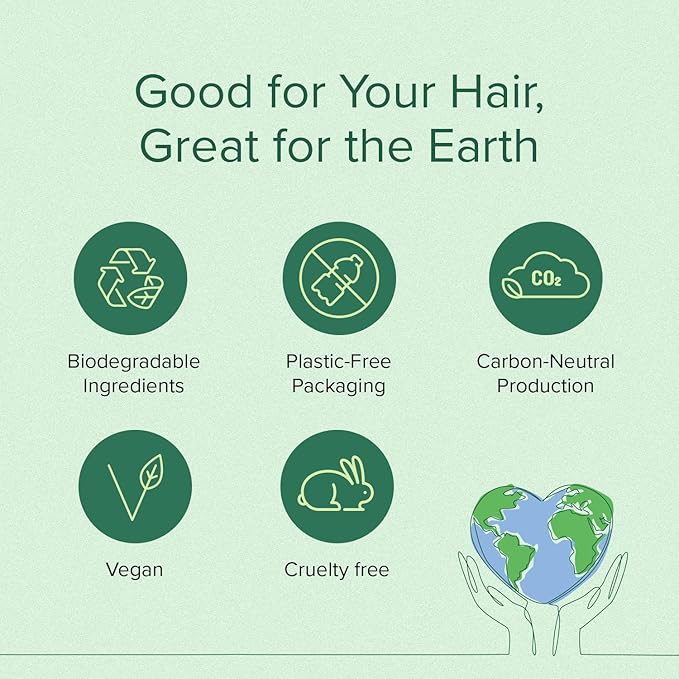 Maka Nature Low-Carbon Shampoo Bar | Korean K-Beauty Haircare with Natural Ingredients for Scalp & Hair Types | Vegan, Eco-Friendly, pH balanced, 3.35oz (Lemon)