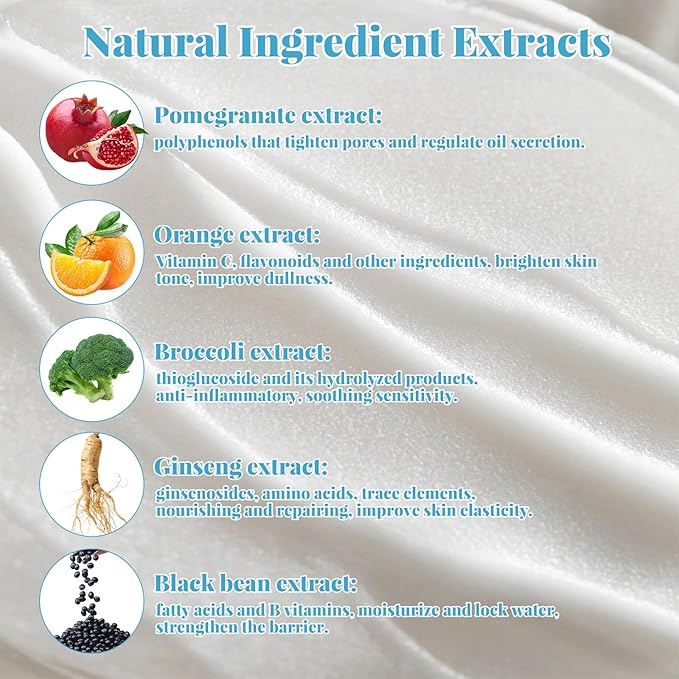 JAAN Korean Face Wash for Women, Pore Deep Cleansing Foam with 5 Natural Ingredients, Foaming Facial Cleanser for Hydrating & Moisturizing, Makeup & Blackhead Remover,Korean Skin Care,5.07fl.oz/150ml