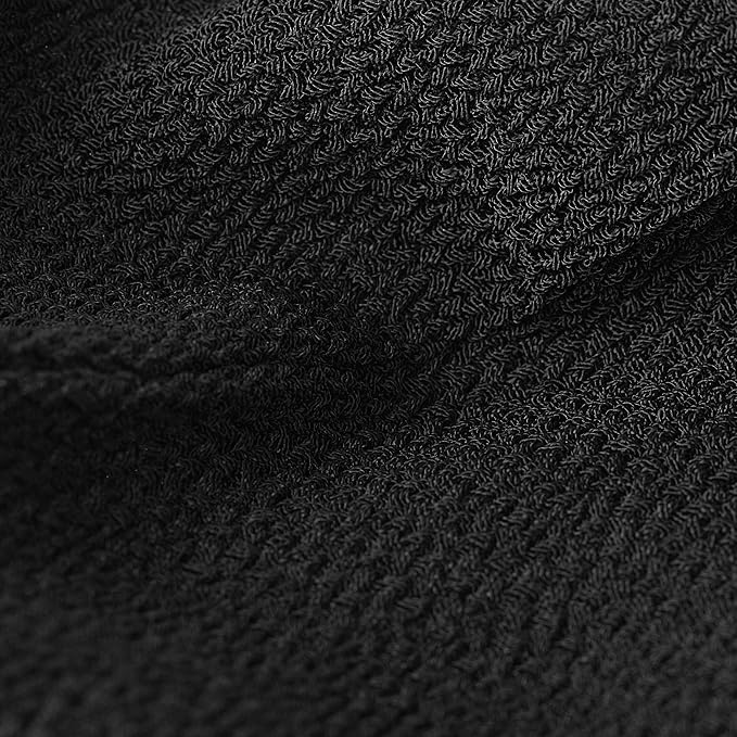 Valitic Exfoliating Glove Body Scrubber - Exfoliating Mitt Dead Skin Remover, Shower Face and Body Exfoliator - Korean Style Skin Scrubber Washcloth - Spray and Self Tan Remover, 1 Black